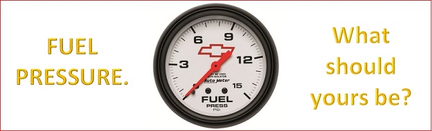 What Should My Fuel Pressure be?