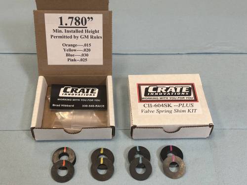 Crate Innovations - CII-604SK PLUS Crate Innovations Pro Series 604 Valve Spring Shim Kit