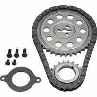 604 GM Factory Parts - Cam & Timing Parts - Chevrolet Performance Parts - 12371043 - Small Block Chevy Timing Chain Kit For 1987 And Newer Engines With OEM Roller Cam "Single Roller Design"